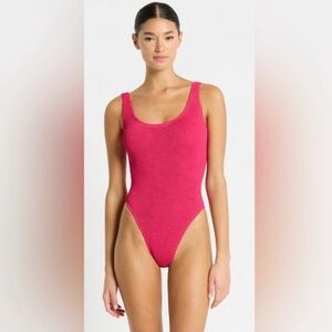 Bond-eye Raspberry One Piece Swimsuit NWT